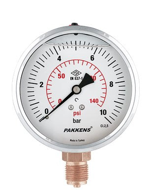 Q100 0-600 BAR ALT.ÇIK.GLİSER.MANOMETRE 10010011