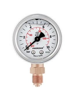 Q50 0-315 BAR ARK.ÇIK.GLİSER.PANO MANOMETRE 050100