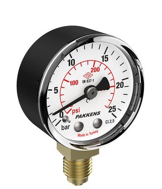 Q50 0-250 BAR ARK.ÇIK.KURU PANO MANOMETRE 05010003