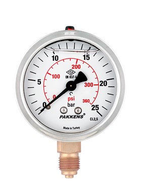 Q63 0-25 BAR ALT.ÇIK.GLİSER.MANOMETRE 06310011