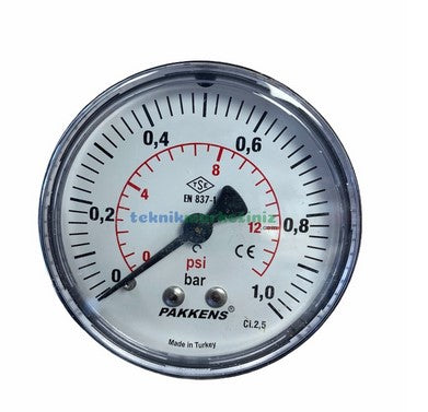 Q63 0-315 BAR ARK.ÇIK.KURU MANOMETRE 06310002