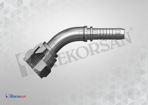 Resmi Galeri görüntüleyicisine yükle, 3/16-R1/4-19 HİDROLİK BSP 45 DER. REKOR - Hidrotek Hortum
