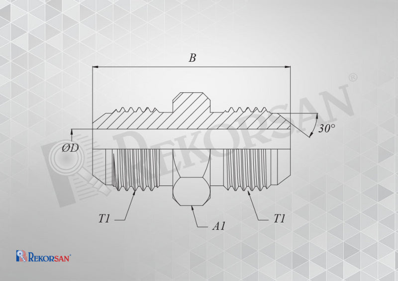 Resmi Galeri görüntüleyicisine yükle, 1/2 BLOK 1/2 BOMBELİ NİPEL - Hidrotek Hortum
