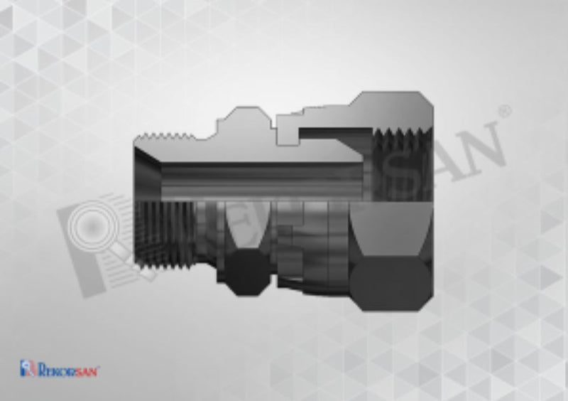 Resmi Galeri görüntüleyicisine yükle, 1/2  HİDROLİK BSP-BSP TERS NİPEL - Hidrotek Hortum
