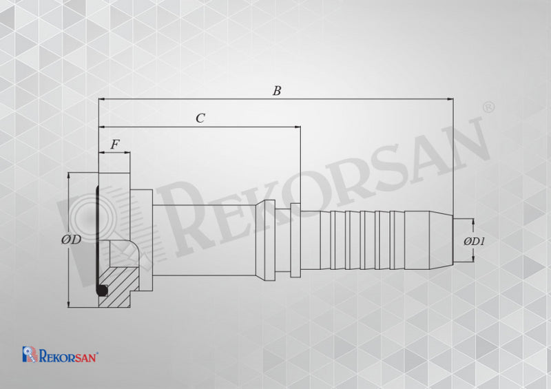 Load image into Gallery viewer, 1-50 HİDROLİK 3000 SERİSİ FLANŞ - Hidrotek Hortum
