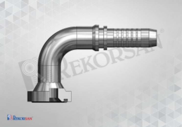 Resmi Galeri görüntüleyicisine yükle, 1-38 HİDROLİK 3000 SERİSİ DİRSEK FLANŞ - Hidrotek Hortum
