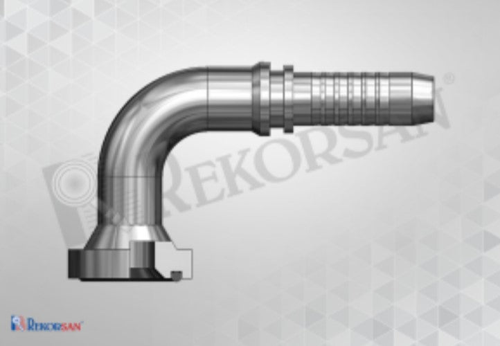 Resmi Galeri görüntüleyicisine yükle, 11/4-63 HİDROLİK 6000 SERİSİ İNCE DİRSEK FLANŞ - Hidrotek Hortum
