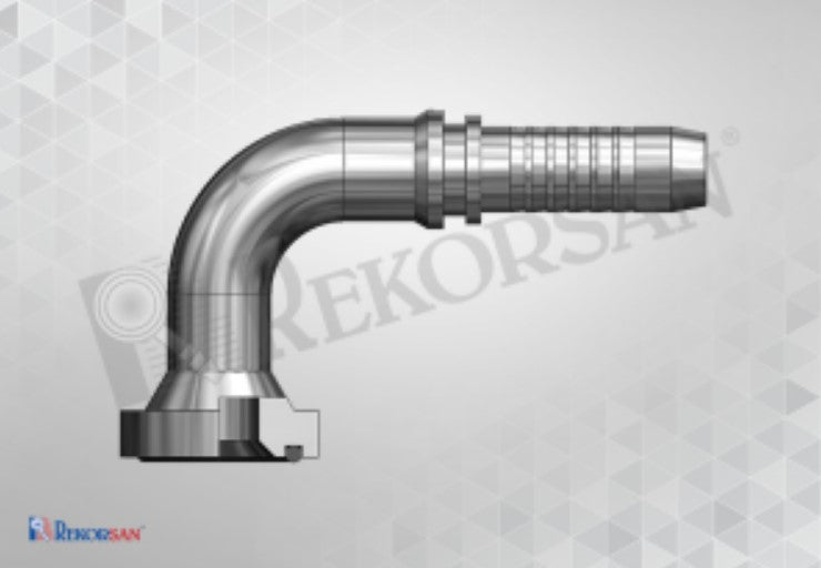 Resmi Galeri görüntüleyicisine yükle, 11/4-54 HİDROLİK 6000 SERİSİ KALIN DİRSEK FLANŞ
