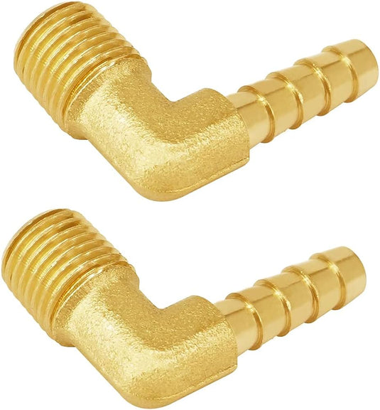 1/2-10 BRASS HOSE ELBOW