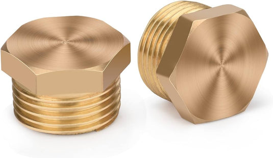 1/4 BRASS BLIND PLUG