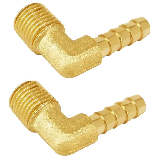 BRASS HOSE ELBOW