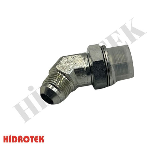 1/4-9/16 UNF CONTROL 45 ELBOW
