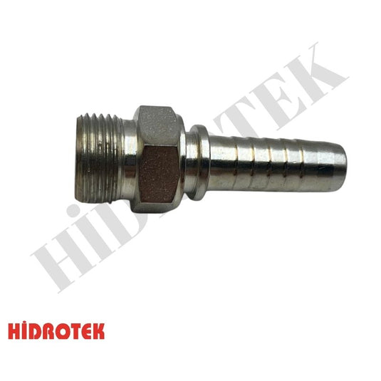 1/4-R1/4-19 HİDROLİK BSP PUL SIKMALI ERKEK REKOR