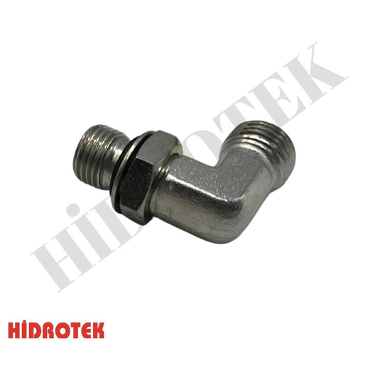 9/16 UNF 11/16 ORFS CONTRAL ELBOW