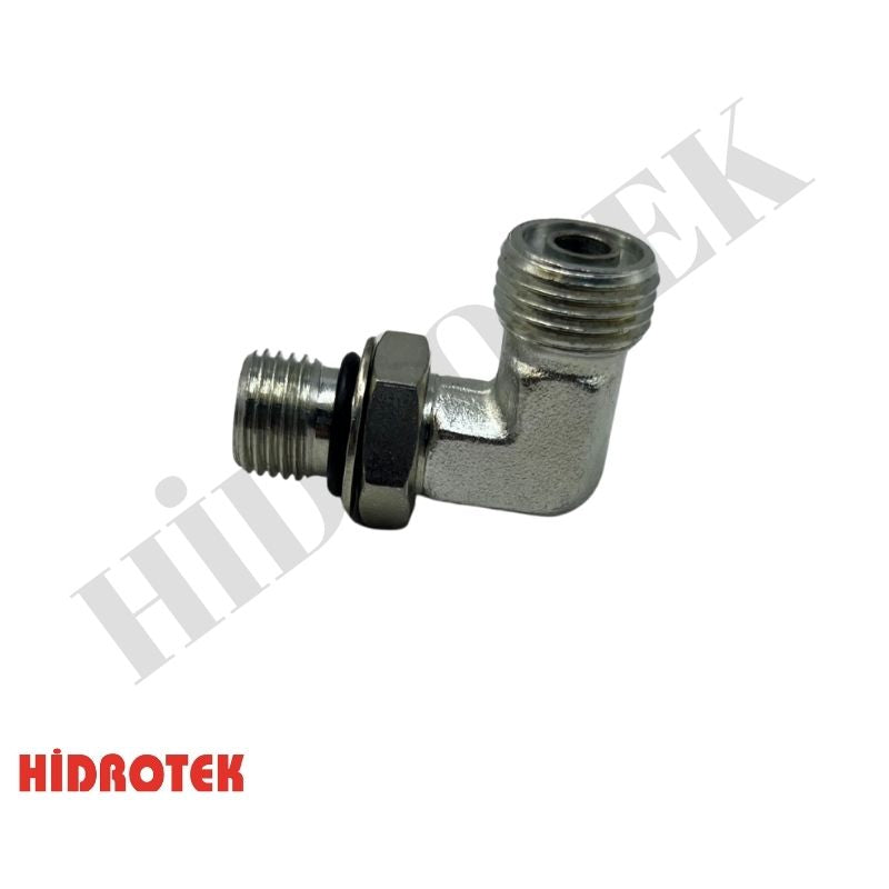 Load image into Gallery viewer, 9/16 UNF 11/16 ORFS CONTRAL ELBOW
