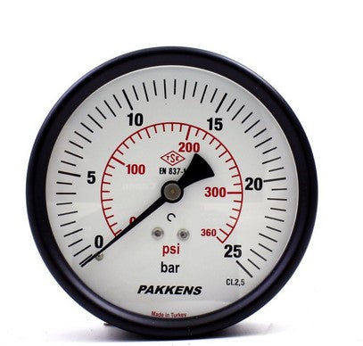 Q100 0-250 BAR ARCH. OUTLET DRY MANOMETER 10010002 MK – Hidrotek Hortum