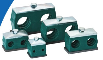 26.9MM TWIN LIGHT SERIES PLASTIC PIPE CLAMP KM.(